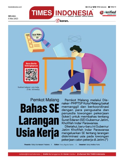 Edisi Selasa,6 Mei 2025: E-Koran, Bacaan Positif Masyarakat 5.0