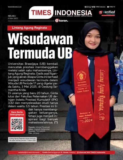 Edisi Selasa,6 Mei 2025: E-Koran, Bacaan Positif Masyarakat 5.0