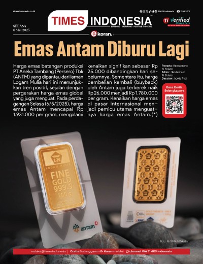 Edisi Selasa, 6 Mei 2025: E-Koran, Bacaan Positif Masyarakat 5.0
