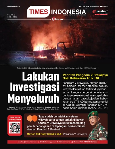 Edisi Selasa, 6 Mei 2025: E-Koran, Bacaan Positif Masyarakat 5.0