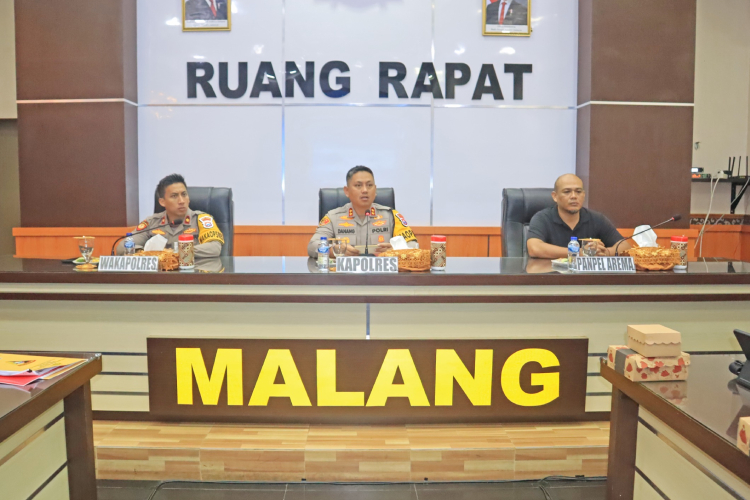 Polres Malang Siapkan Pengamanan Ketat Laga Arema vs Persik di Stasion Kanjuruhan
