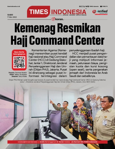 	Edisi Rabu, 7 Mei 2025: E-Koran, Bacaan Positif Masyarakat 5.0
