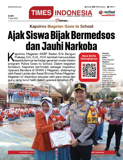 Edisi Rabu, 7 Mei 2025: E-Koran, Bacaan Positif Masyarakat 5.0