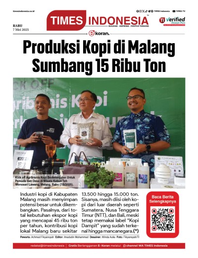 	Edisi Rabu, 7 Mei 2025: E-Koran, Bacaan Positif Masyarakat 5.0