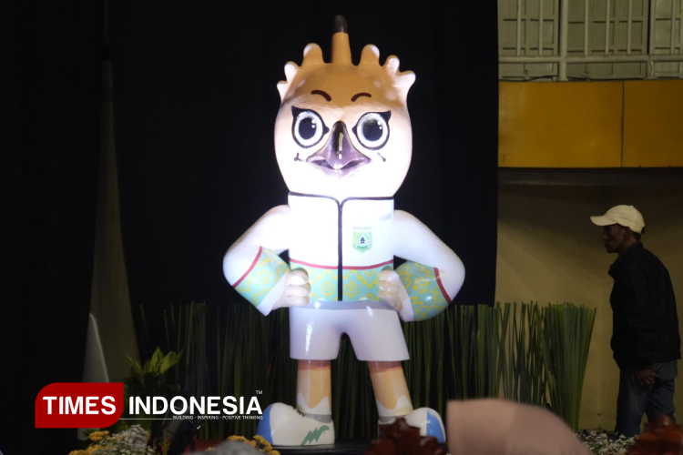 Saeba Maskot Kota Batu di Porprov IX Jatim