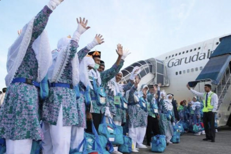 Ilustrasi keberangkatan calon jemaah haji. (FOTO: Istimewa)