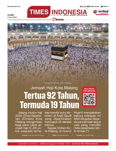 Edisi Kamis,8 Mei 2025: E-Koran, Bacaan Positif Masyarakat 5.0