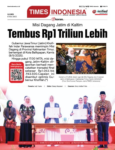 Edisi Kamis,8 Mei 2025: E-Koran, Bacaan Positif Masyarakat 5.0