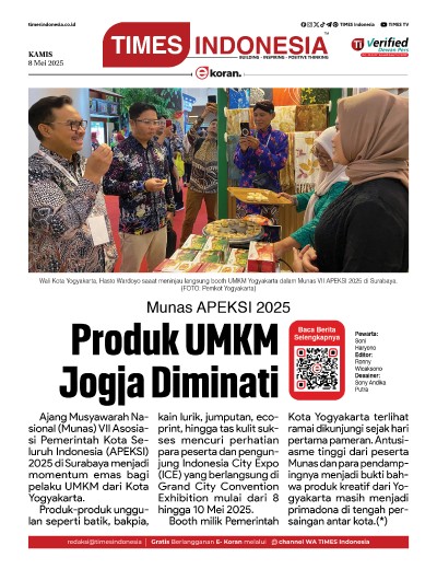 Edisi Kamis,8 Mei 2025: E-Koran, Bacaan Positif Masyarakat 5.0