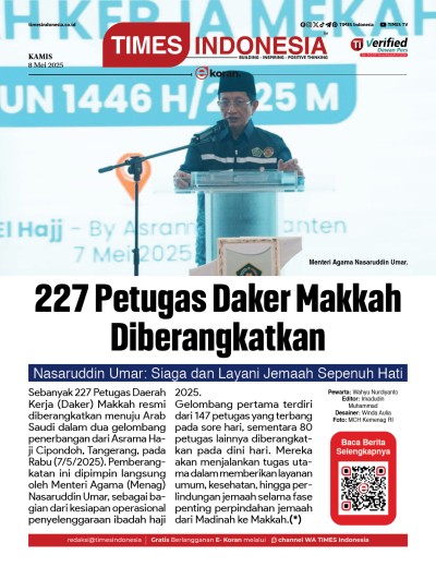 Edisi Kamis, 8 Mei  2025: E-Koran, Bacaan Positif Masyarakat 5.0