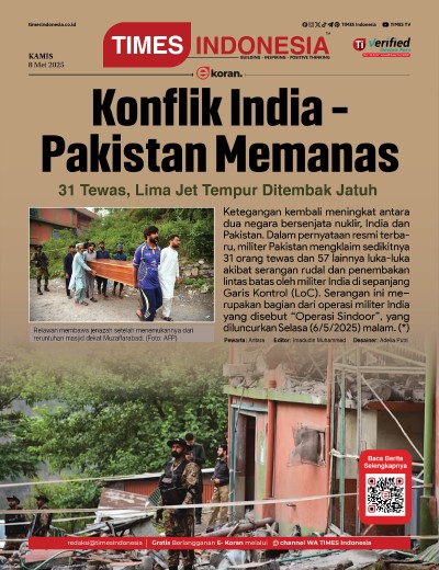 Edisi Kamis, 8 Mei  2025: E-Koran, Bacaan Positif Masyarakat 5.0
