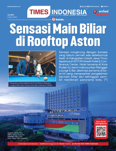 Edisi Kamis, 8 Mei  2025: E-Koran, Bacaan Positif Masyarakat 5.0