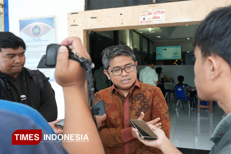 Dekan Fakultas Hukum Universitas Muhammadiyah Jember (FH Unmuh Jember), Ahmad Suryono, (FOTO: M. Abdul Basid / TIMES Indonesia).