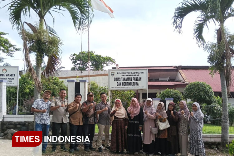 Sosialisasi pembentukan Brigade Pangan di Ruang Kepala Dinas Pertanian, Pasaman Barat, Kamis (8/5/2025). (FOTO: Polbangtan Malang for TIMES Indonesia)