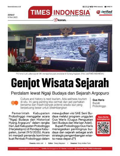 Edisi Jumat, 9 Mei 2025: E-Koran, Bacaan Positif Masyarakat 5.0