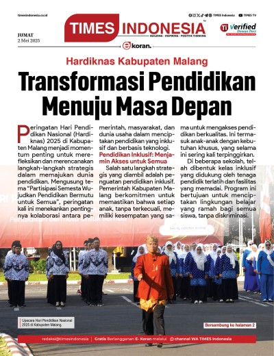 Edisi Jumat, 2 Mei 2025: E-Koran, Bacaan Positif Masyarakat 5.0