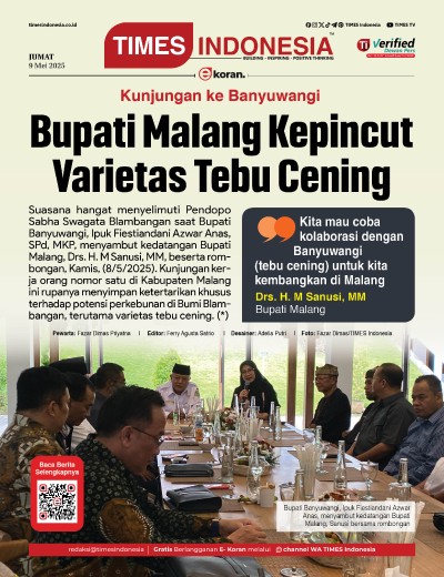 	Edisi Jumat, 9 Mei 2025: E-Koran, Bacaan Positif Masyarakat 5.0
