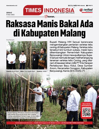 	Edisi Jumat, 9 Mei 2025: E-Koran, Bacaan Positif Masyarakat 5.0