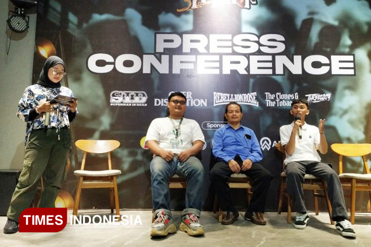 Konferensi pers Festik 2025 ( foto : Yobby/TIMES Indonesia)