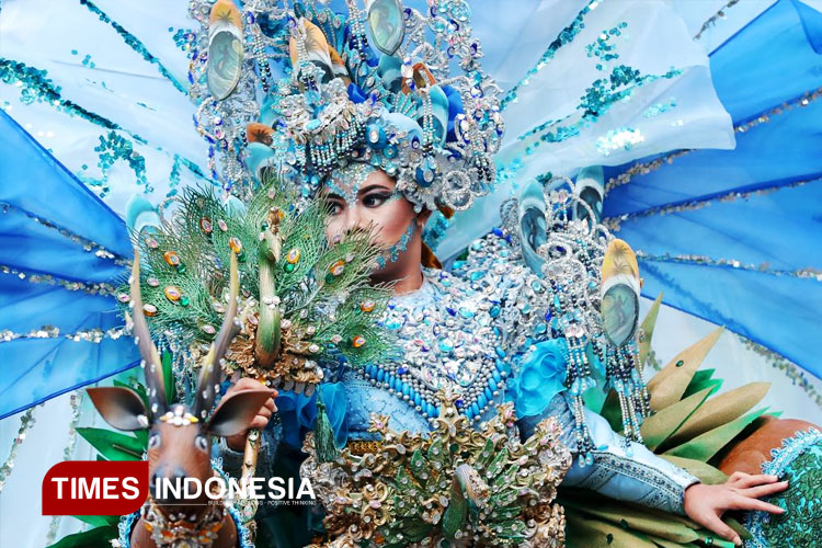 Jepretan penampilan Banyuwangi Ethno Carnival 2024 (FOTO: Dokumentasi TIMES Indonesia)