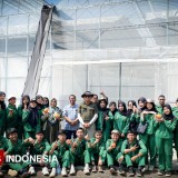 Dorong Minat Pertanian Modern, Mahasiswa Polbangtan Malang Kunjungi Smart Greenhouse