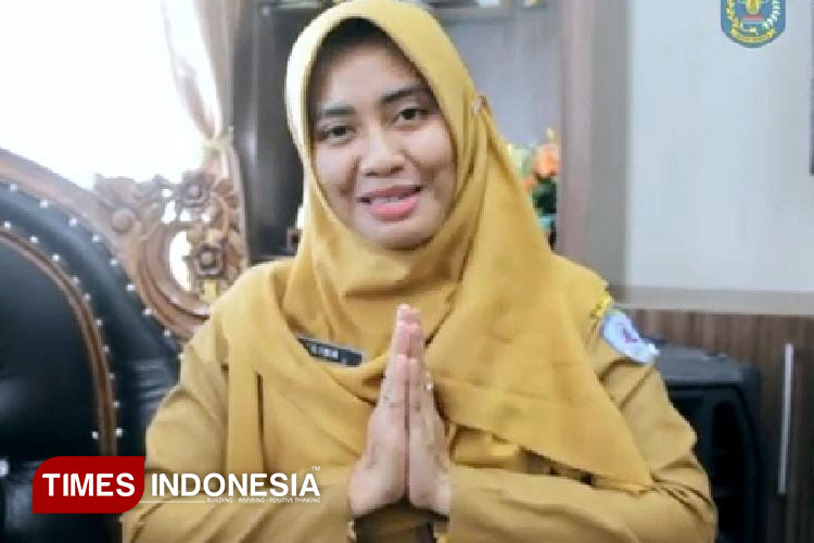 Maulina Noor Humas DPMPTSP Bontang (Foto: Kusnadi/TIMES Indonesia)