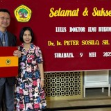 Dari Pengusaha Rambah Praktisi Hukum, Peter Sosilo Raih Gelar Doktor