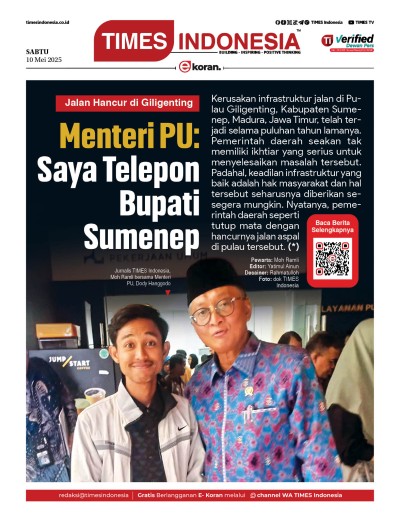 Edisi Sabtu, 10 Mei 2025: E-Koran, Bacaan Positif Masyarakat 5.0