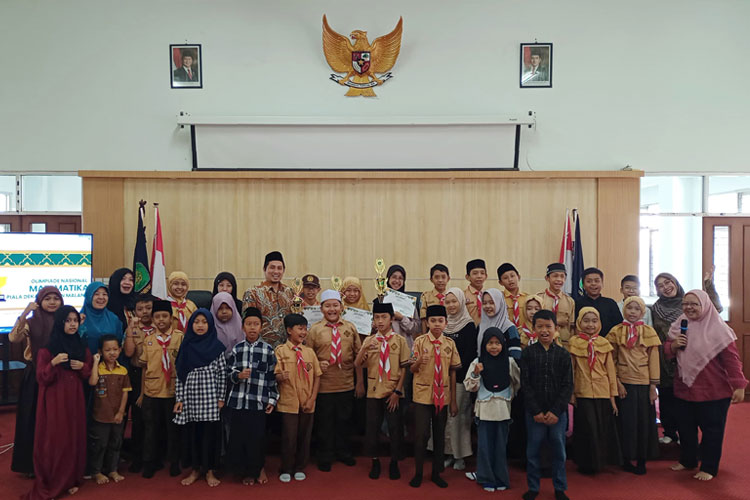 LP Ma'arif NU Kota Malang menggelar Olimpiade Nasional Matematika. (FOTO: LPP Maarif NU Kota Malang)