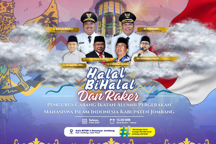 Pamflet acara IKA PMII Jombang. (FOTO: Dok. IKA PMII Jombang)