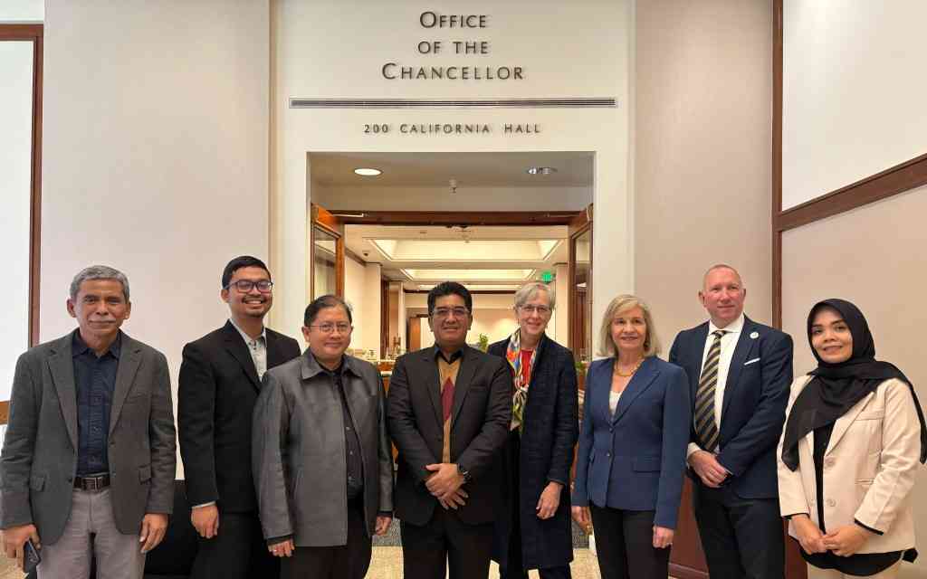 Kunjungan rektor UI ke UC Berkeley di Amerika Serikat pada 1 Mei lalu. (Foto: Dok UI)