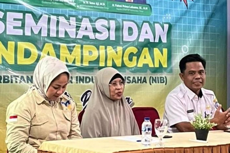 Diseminasi dan Pendampingan Penerbitan Nomor Induk Berusaha (NIB) yang diselenggarakan oleh DPMPTSP Kaltim (FOTO: DPMPTSP Bontang)
