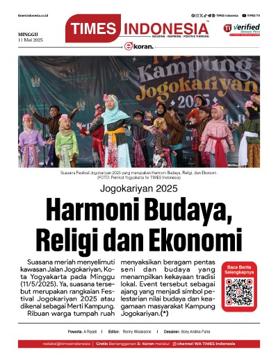 	Edisi Minggu,11 Mei 2025: E-Koran, Bacaan Positif Masyarakat 5.0