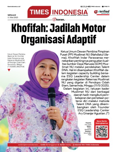 	Edisi Minggu,11 Mei 2025: E-Koran, Bacaan Positif Masyarakat 5.0
