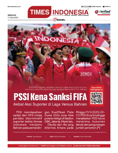 	Edisi Minggu,11 Mei 2025: E-Koran, Bacaan Positif Masyarakat 5.0