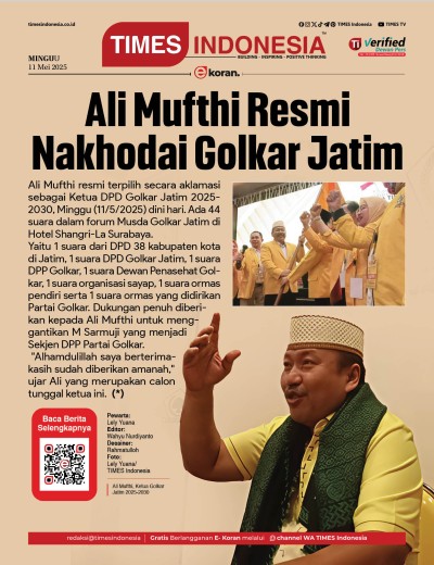 	Edisi Minggu,11 Mei 2025: E-Koran, Bacaan Positif Masyarakat 5.0