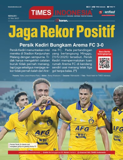 	Edisi Minggu,11 Mei 2025: E-Koran, Bacaan Positif Masyarakat 5.0