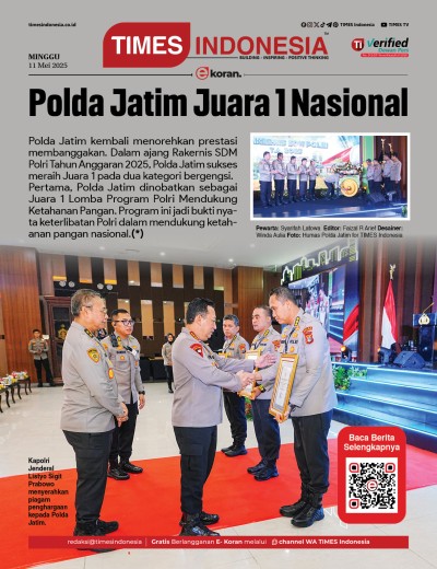 Edisi Minggu, 11 Mei 2025: E-Koran, Bacaan Positif Masyarakat 5.0