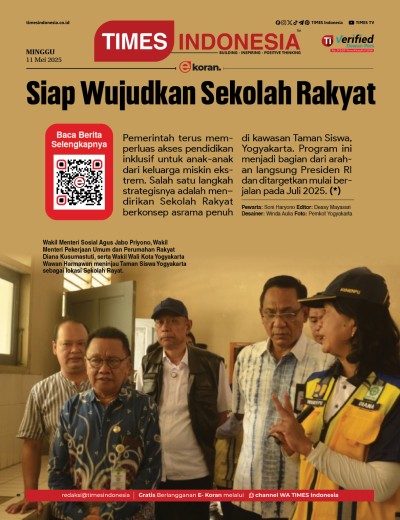Edisi Minggu, 11 Mei 2025: E-Koran, Bacaan Positif Masyarakat 5.0