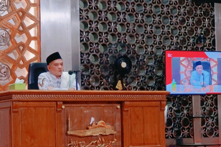 Gus Nasrul saat ceramah di masjid Istiqlal Jakarta beberapa waktu lalu. (FOTO: Dok Pribadi for TIMES Indonesia?