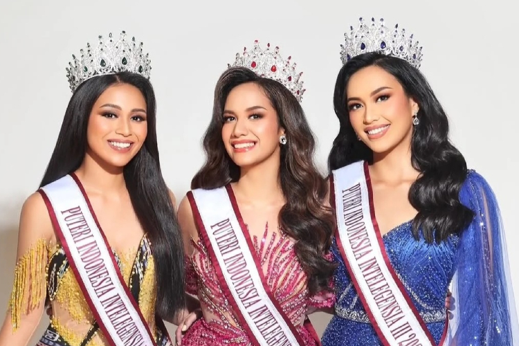 Puteri Indonesia Intelegensia 2024 Lady Diandra, Vita Everdina, dan Miracle Sitompul. (FOTO: Instagram @miraclesitompul)