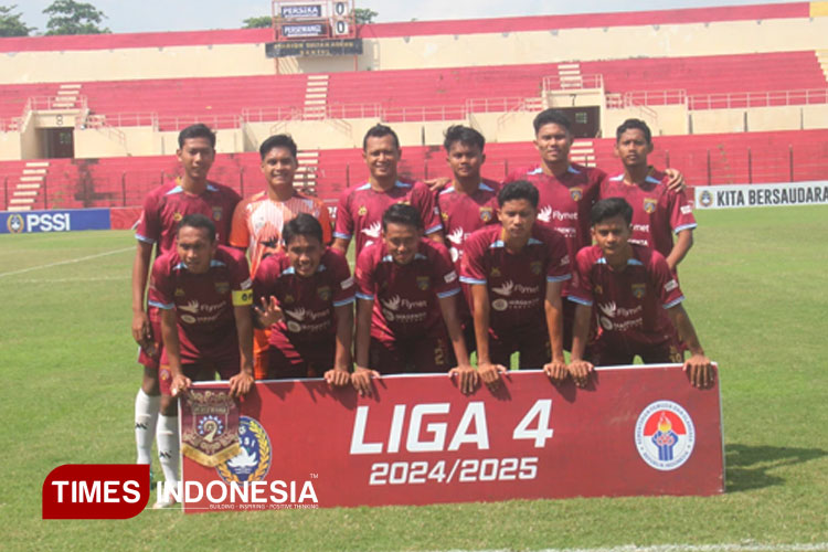 Tim Persewangi Banyuwangi di Stadion Sultan Agung, Bantul. (FOTO: Dok. TIMES Indonesia)