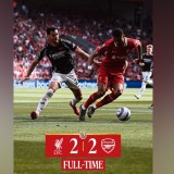 Balikkan Keadaan, Arsenal Tahan Liverpool di Anfield