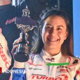 Aksi Heroik di Balik Kemudi, Diva Zahra Pamer Skill di Kejurnas Sprint Rally 2025