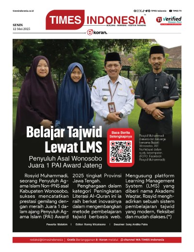 	Edisi Senin, 12 Mei 2025: E-Koran, Bacaan Positif Masyarakat 5.0