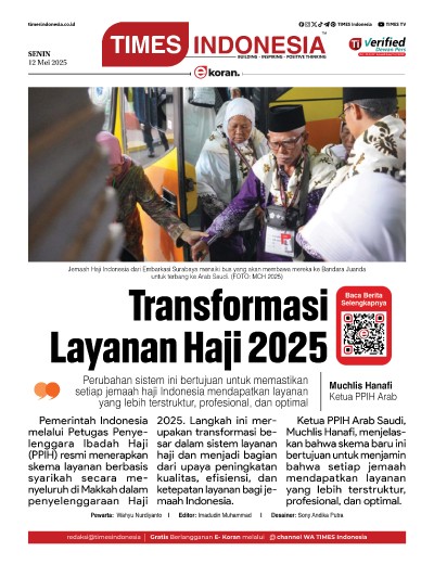 	Edisi Senin, 12 Mei 2025: E-Koran, Bacaan Positif Masyarakat 5.0
