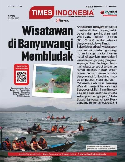 Edisi Senin, 12 Mei 2025: E-Koran, Bacaan Positif Masyarakat 5.0