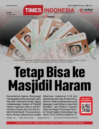 	Edisi Senin, 12 Mei 2025: E-Koran, Bacaan Positif Masyarakat 5.0