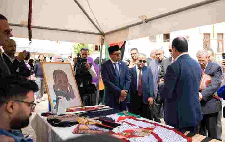 Suasana Festival Budaya di Universitas Zaitunah, Tunisia. (Foto: PPI Tunisia)