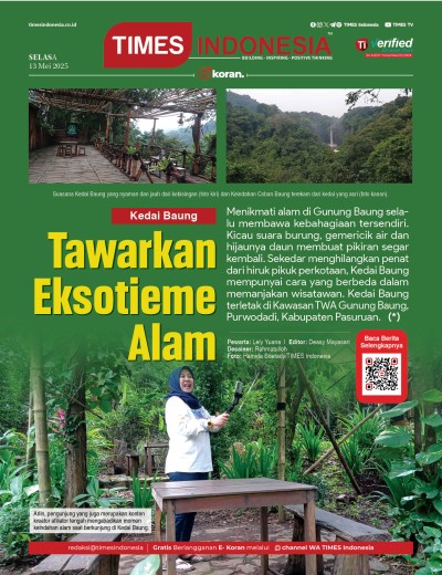Edisi Selasa,13 Mei 2025: E-Koran, Bacaan Positif Masyarakat 5.0